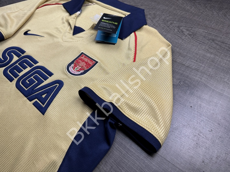 [Retro] - เสื้อฟุตบอล ย้อนยุค Arsenal Away อาเซน่อล เยือน ปี 2001/02 - 04