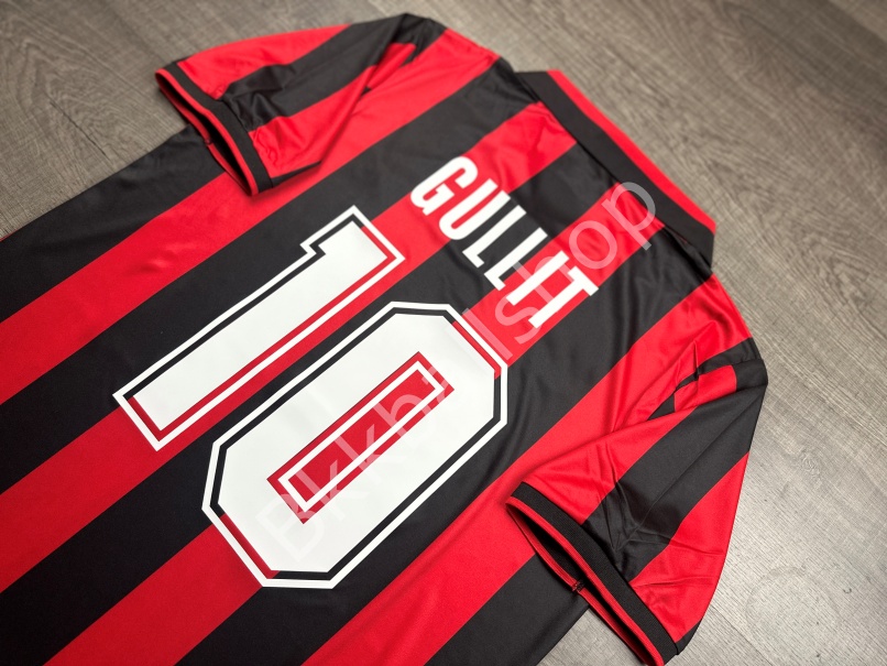 [Retro] - เสื้อฟุตบอล ย้อนยุค Ac Milan Home เอซี มิลาน เหย้า ปี 1990/92 10 GULLIT - 01