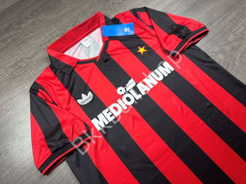 [Retro] - เสื้อฟุตบอล ย้อนยุค Ac Milan Home เอซี มิลาน เหย้า ปี 1990/92 - 01