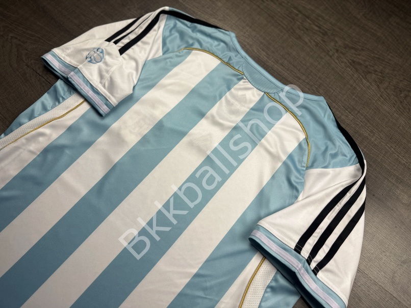 [Retro] - เสื้อฟุตบอล ย้อนยุค ทีมชาติ Argentina Home อาร์เจนติน่า เหย้า ฟุตบอลโลก ปี 2006 - 02