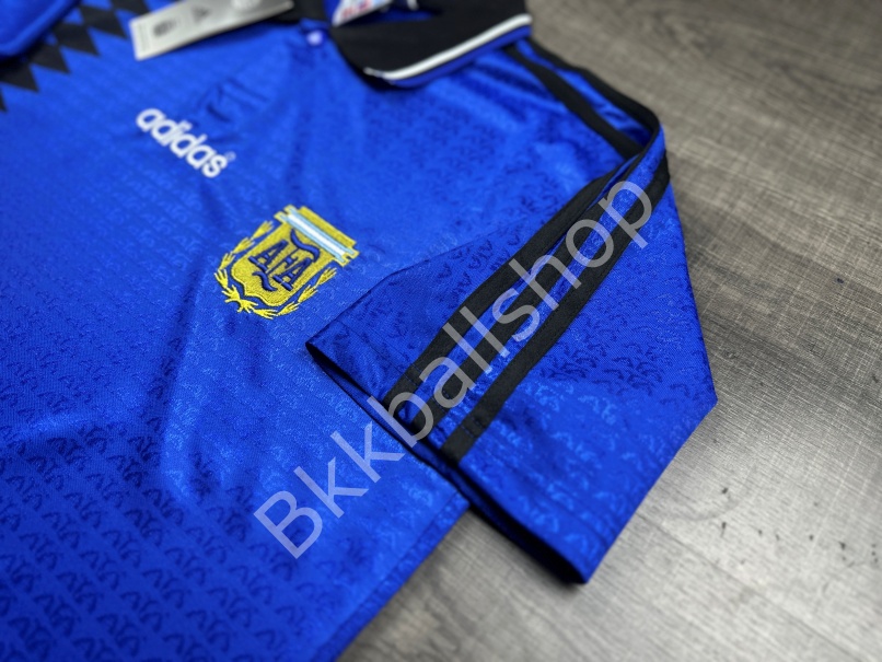 [Retro] - เสื้อฟุตบอล ย้อนยุค ทีมชาติ Argentina Away อาร์เจนติน่า เยือน ฟุตบอลโลก ปี 1994 - 04