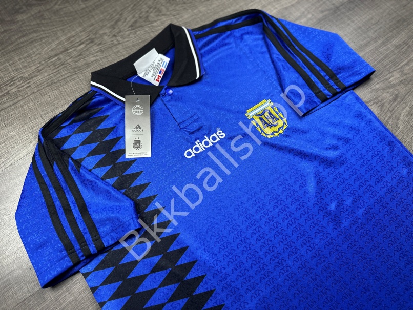 [Retro] - เสื้อฟุตบอล ย้อนยุค ทีมชาติ Argentina Away อาร์เจนติน่า เยือน ฟุตบอลโลก ปี 1994 - 01