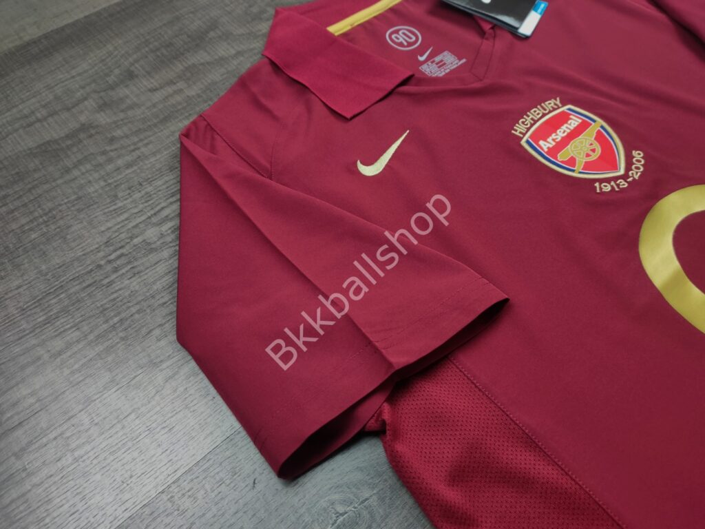 [Retro] - เสื้อฟุตบอล ย้อนยุค Arsenal Home อาเซน่อล เหย้า ปี 2005/06 - 03