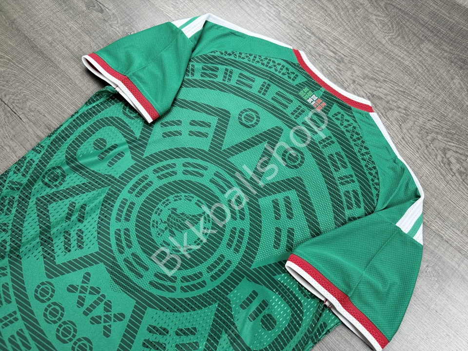 [PLAYER] - เสื้อฟุตบอล เกรดนักเตะ ทีมชาติ Mexico Home เม็กซิโก เหย้า ฟุตบอลโลก ปี 2026 - 02